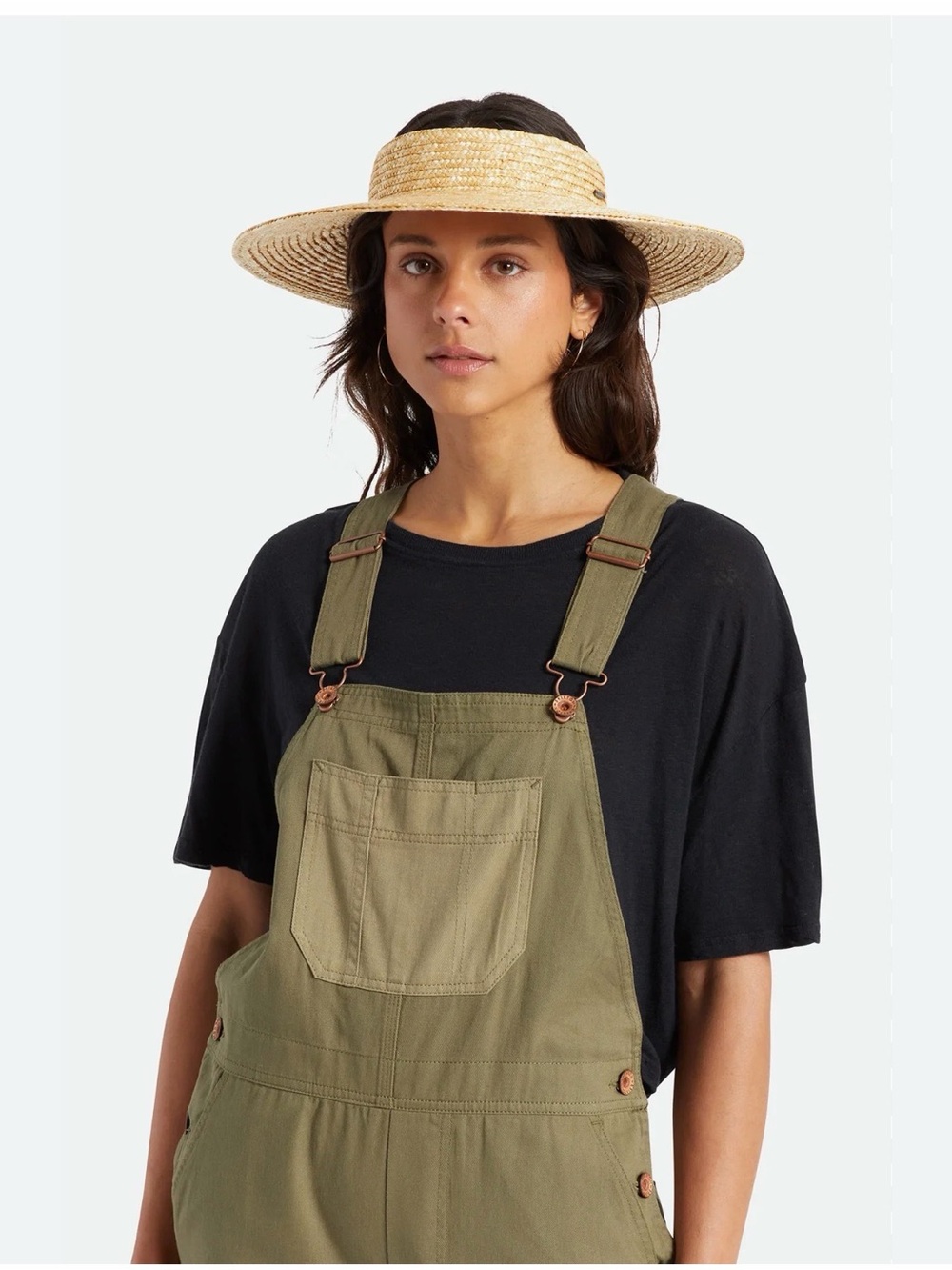 Brixton women's Joanna straw visor